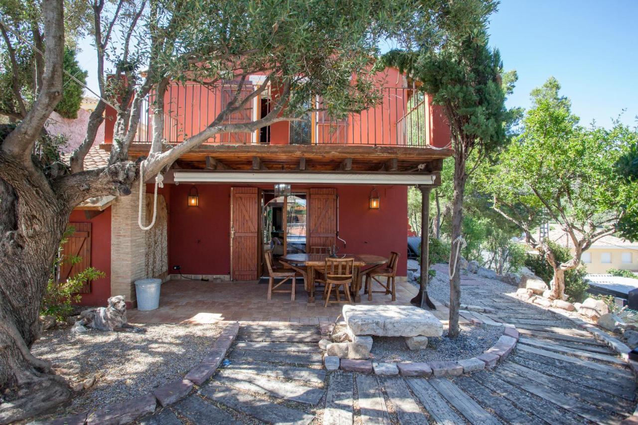 Ca Carmela, Casa Con Encanto Con Piscina "Parque Natural Sierra Calderona" Valencia Buitenkant foto